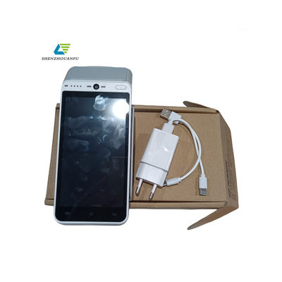 5,5-Zoll-WLAN-Handheld-Zahlungsautomat POS-Terminal in grauer Farbe