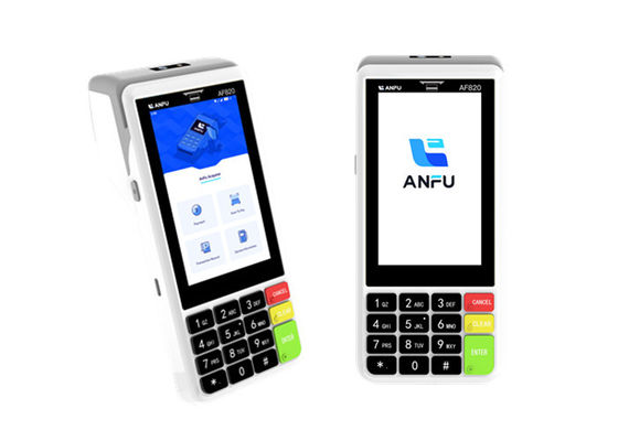 ANFU AF820 Handheld Android 13 POS-Maschine mit Code-Scanner 4G/Wireless/WIFI Portable Mobile POS-System