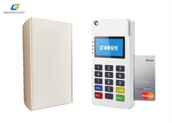 Weißer POS-Zahlungsautomat, kabelloser POS-Automat für IOS-Android-System