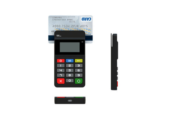 Visa-Kartenleser Handheld-Pos-Geräte 60-mm-EMV-Zertifikat mit 2 PSAM-Steckplätzen
