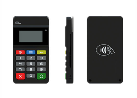 Visa-Kartenleser Handheld-Pos-Geräte 60-mm-EMV-Zertifikat mit 2 PSAM-Steckplätzen