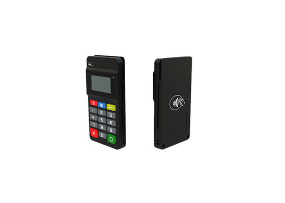 Schwarzer tragbarer POS-Terminal-POS-Terminaldrucker mit stilvollem Design