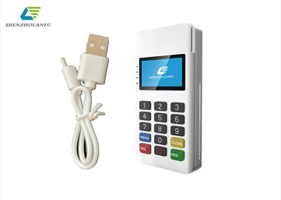 Wi-Fizusammenhang Mini-weißes quadratisches am Endekassenterminal Position