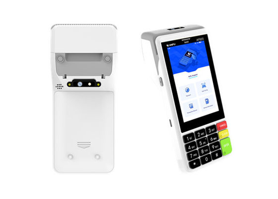 4 Zoll IPS alles in einer Maschine NFC Android POS Gerät 2G 3G 4G drahtloses WLAN POS Terminal mit 58mm Drucker