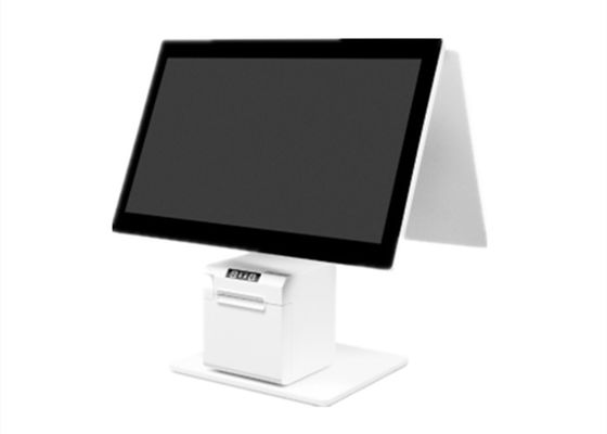 All-in-one Kassenrechner Computer Desktop-POS-Maschine Android 11 Zwei-Bildschirm-POS-System