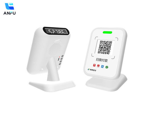 Static Pos System Bezahlung Sprachlautsprecher Soundbox mit QR-Code Bezahlung für den Einzelhandel